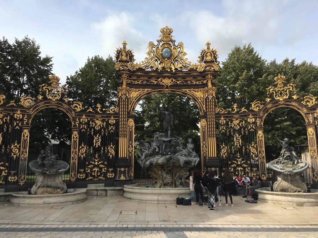 The amazing gates in Stanislaus Square